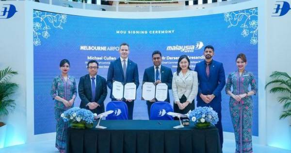 Malaysia Airlines and Melbourne Airport Sign Mou