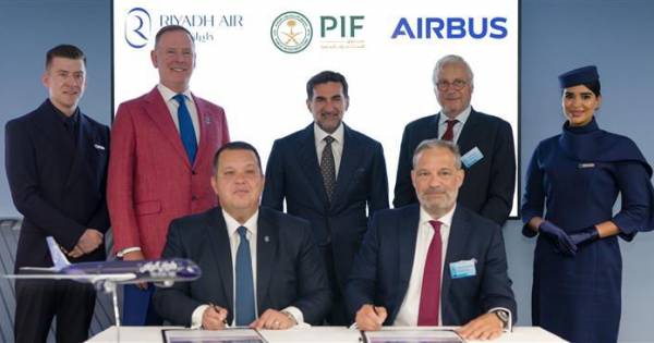 Riyadh Air announces order of up to 50 Airbus A350-1000 large widebody aircraft at Paris Air Show