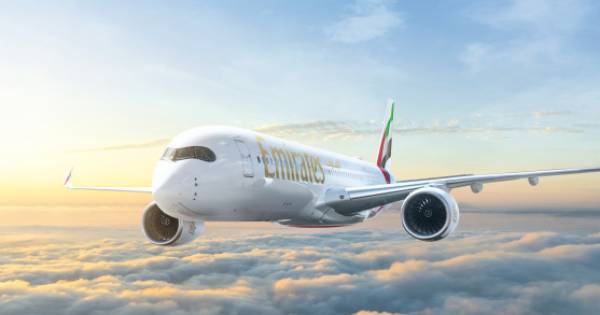 Emirates A350 debuts in Dammam